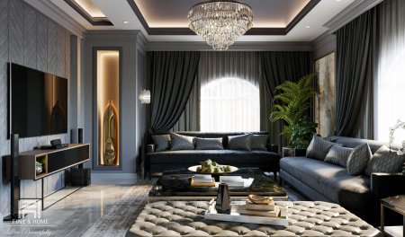 Гостиная в стиле ар деко