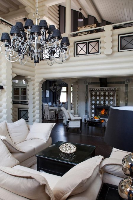 Интерьер деревянного дома