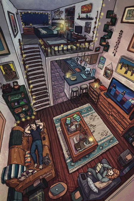 Дизайн дома рисунок