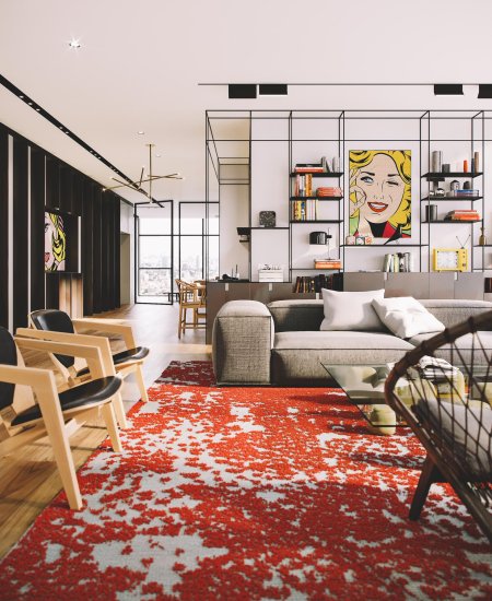 Стиль поп арт в интерьере