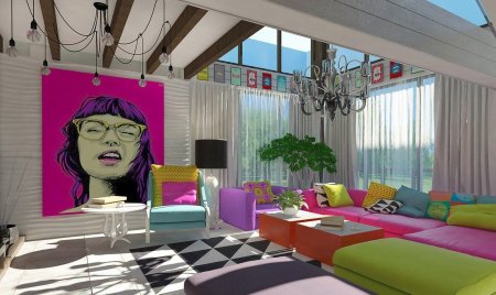 Поп арт в интерьере