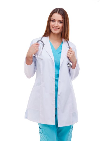 Врач в белом халате