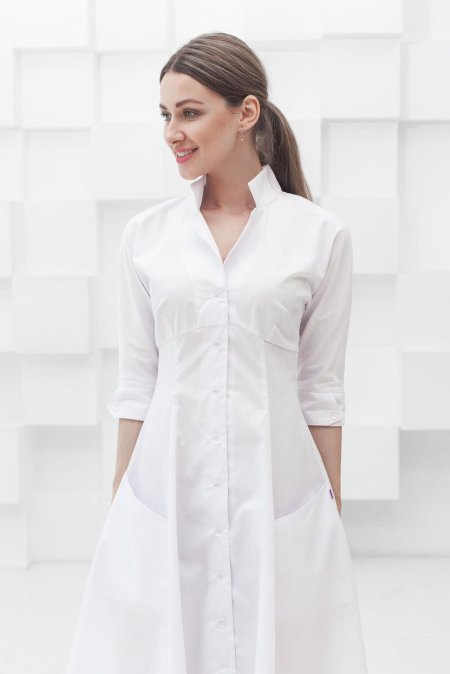 Медицинский халат белый