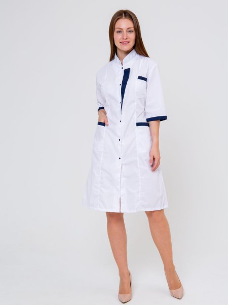 Халат медицинский женский белый