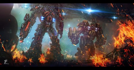 Трансформеры кибертрон оптимус