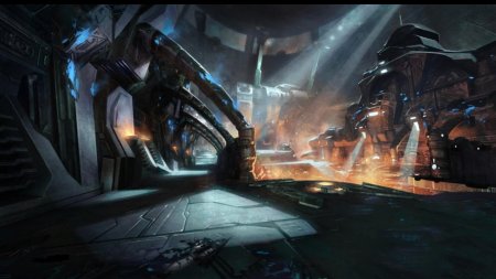 Интерьер космического корабля будущего