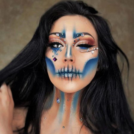 Мейкап на хэллоуин