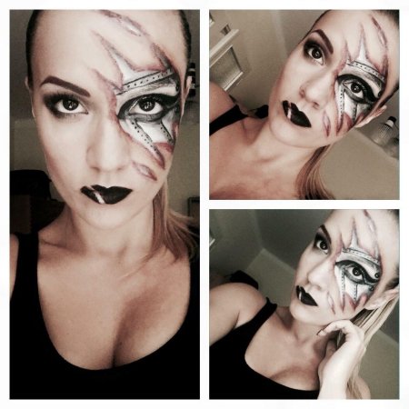 Футуристический макияж