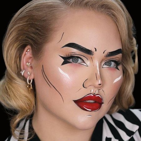 Поп арт макияж