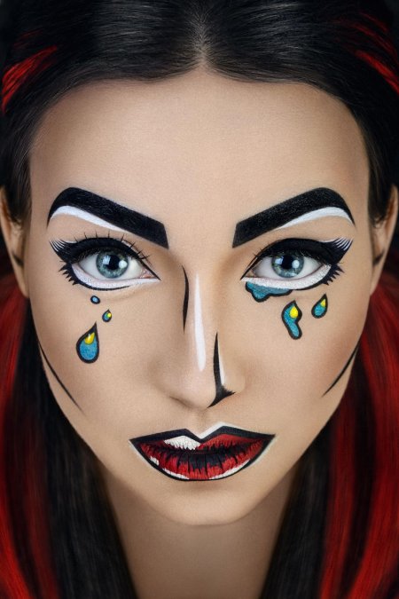 Макияжа на хэллоуин