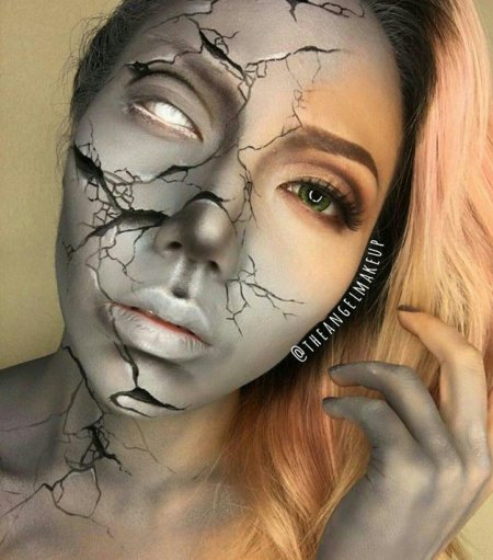 Хэллоуин макияж