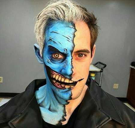 Макияж на хэллоуин для парней