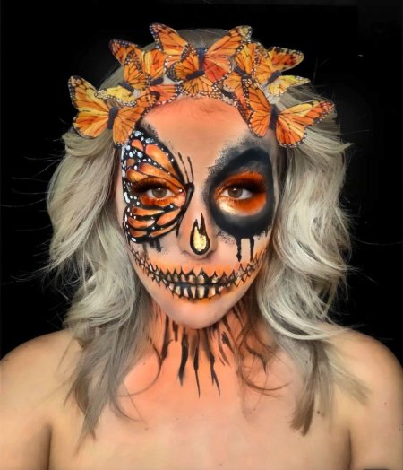 Хэллоуин тренды макияж