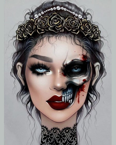 Хэллоуин макияж