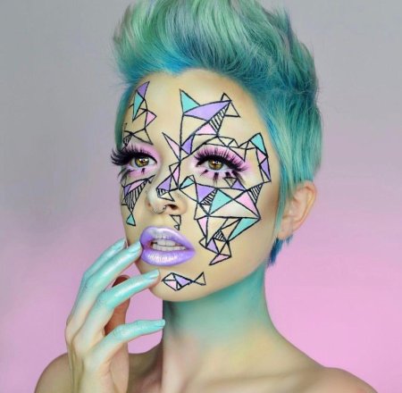 Поп арт макияж