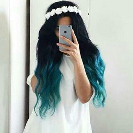 Бирюзовый цвет волос