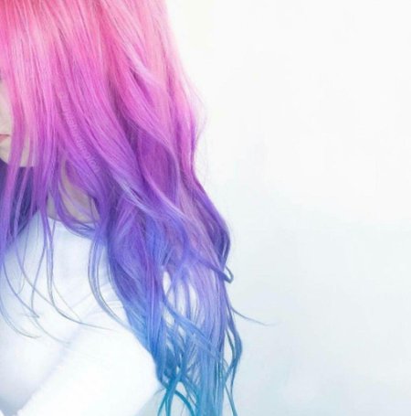 Яркие волосы