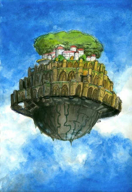 Небесный остров хаяо миядзаки