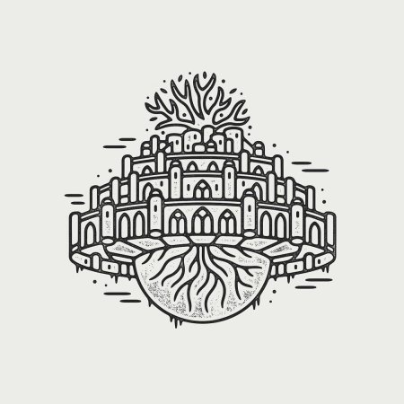 Небесный замок лапута тату