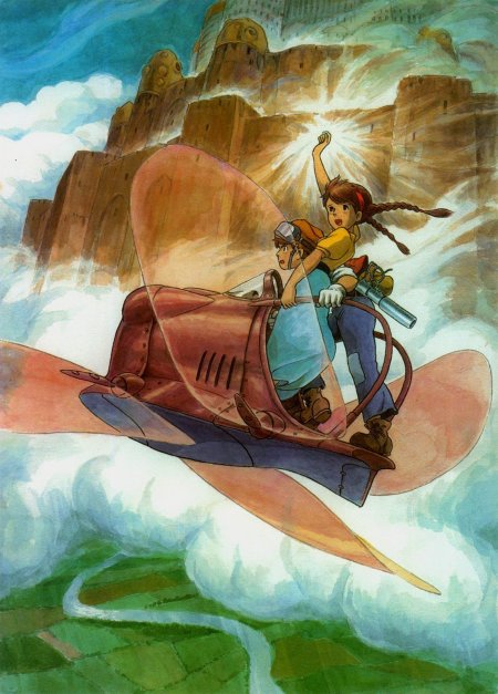 Небесный замок лапута летательные аппараты