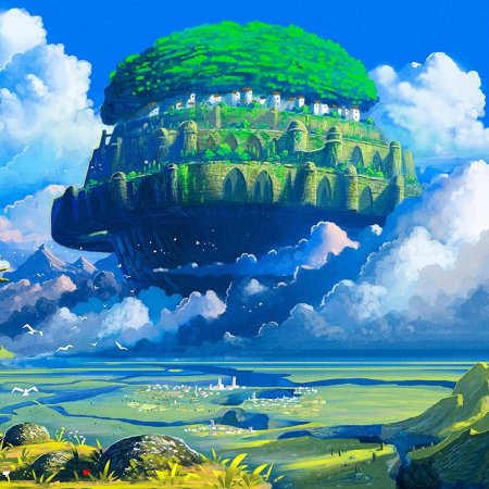 Хаяо миядзаки остров лапута