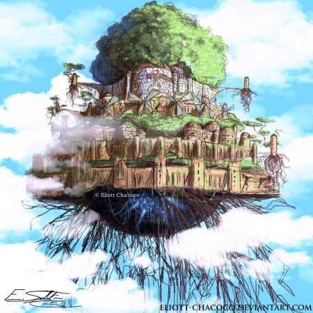 Небесный остров хаяо миядзаки