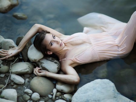 Фотосессия в воде девушка