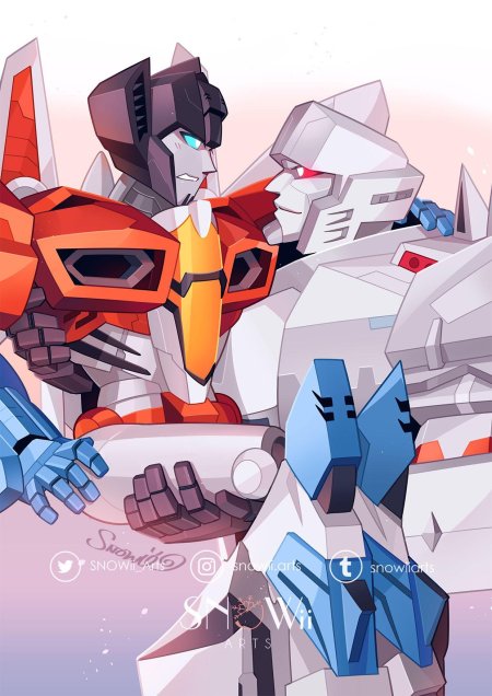 Оптимус и мегатрон