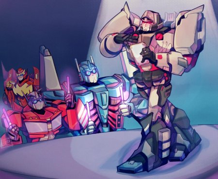 Трансформеры прайм optimus x megatron