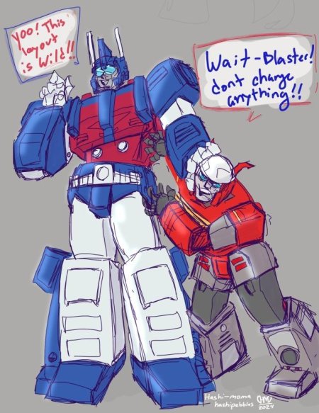 Optimus prime x megatron