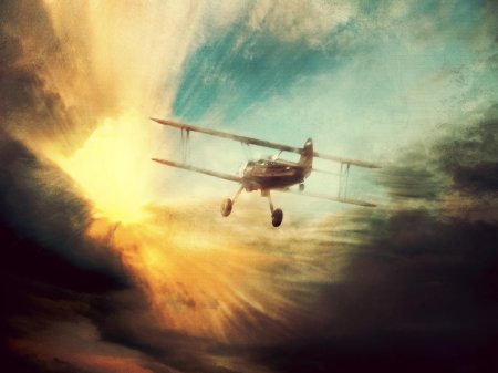 Картина самолет