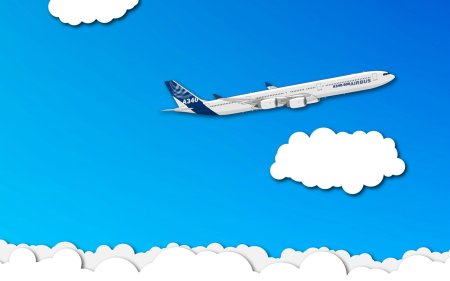 Фон для презентации самолет