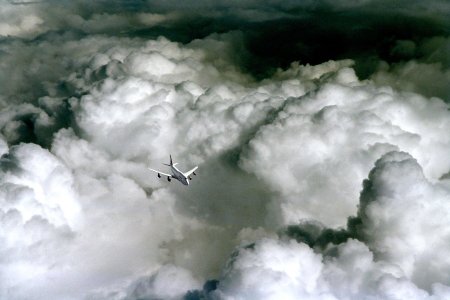 Небо с самолета