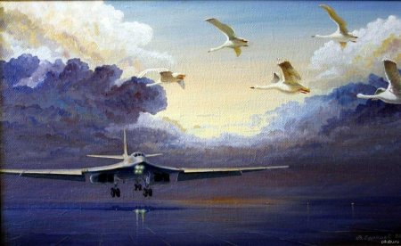 Самолёт ту 160 белый лебедь