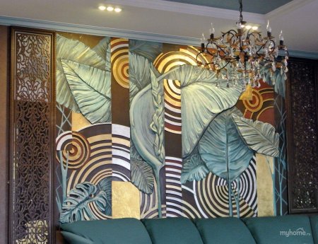 Декоративное панно в интерьере