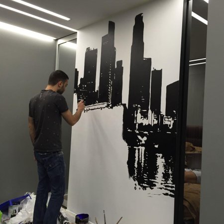 Роспись стен в стиле игр