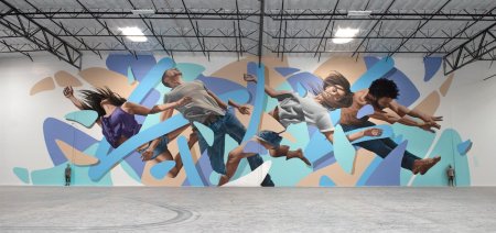 Современная роспись стен