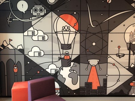 Роспись стен в офисе