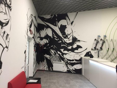 Граффити в интерьере