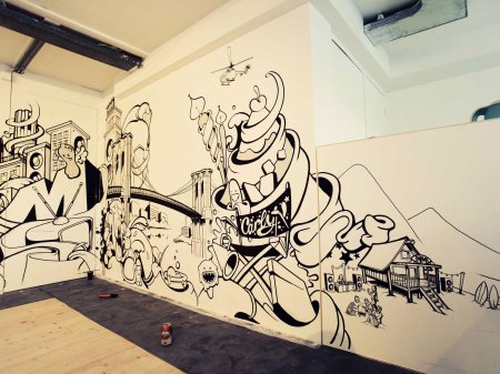 Разрисованная стена