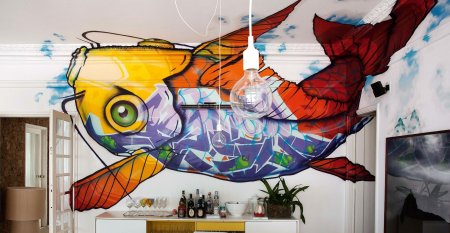 Роспись стен в интерьере