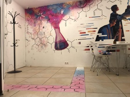 Граффити в интерьере