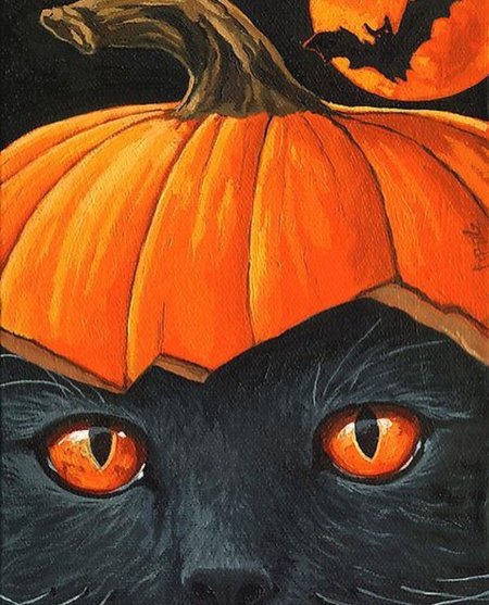 Хэллоуин живопись