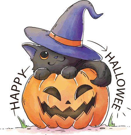 Милые рисунки на хэллоуин