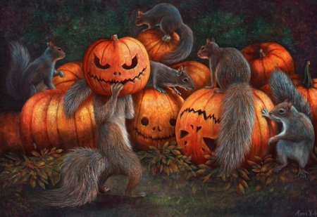 Осень хэллоуин