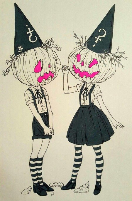 Идеи для рисунков на хэллоуин