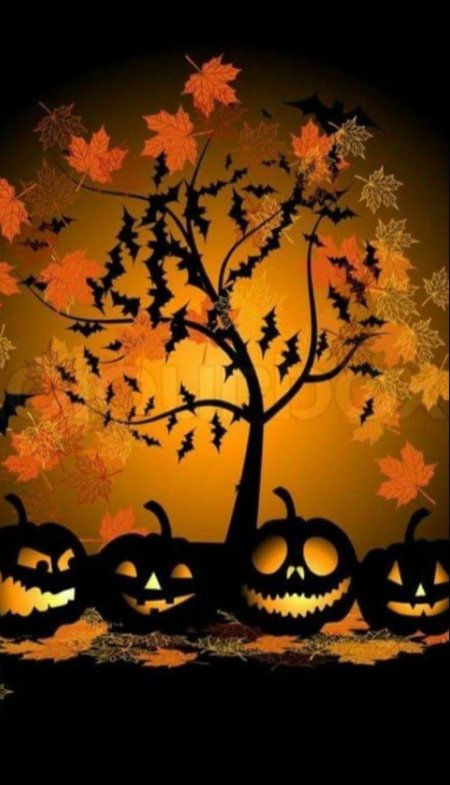 Дерево хэллоуин тыквы