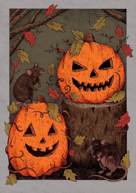 Тыква хэллоуин