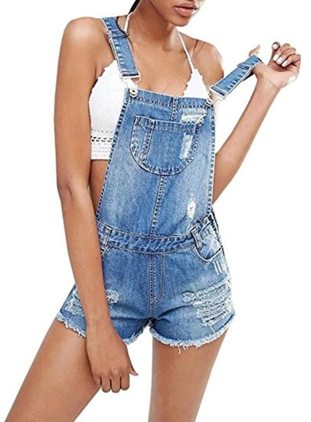 Джинсовые комбинезоны