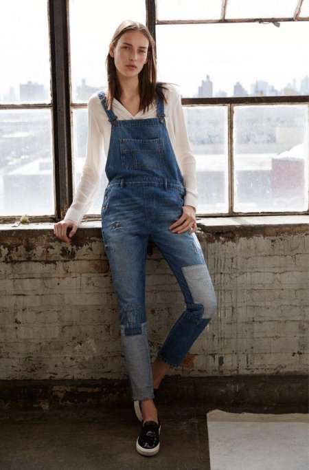 Джинсовые комбинезоны